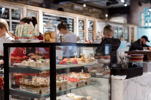 vitrine pour desserts