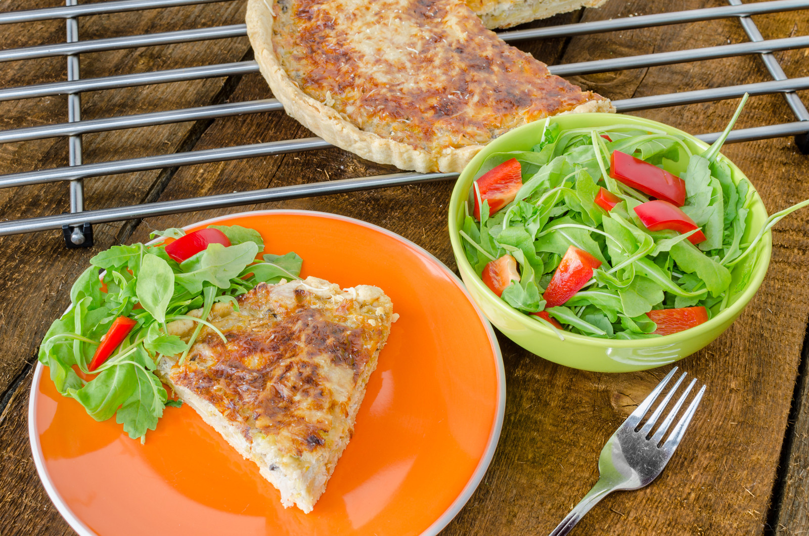 quiche au jambon et champignons