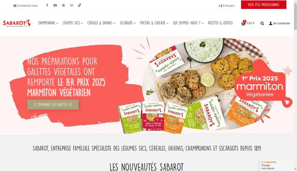 site web Sabarot