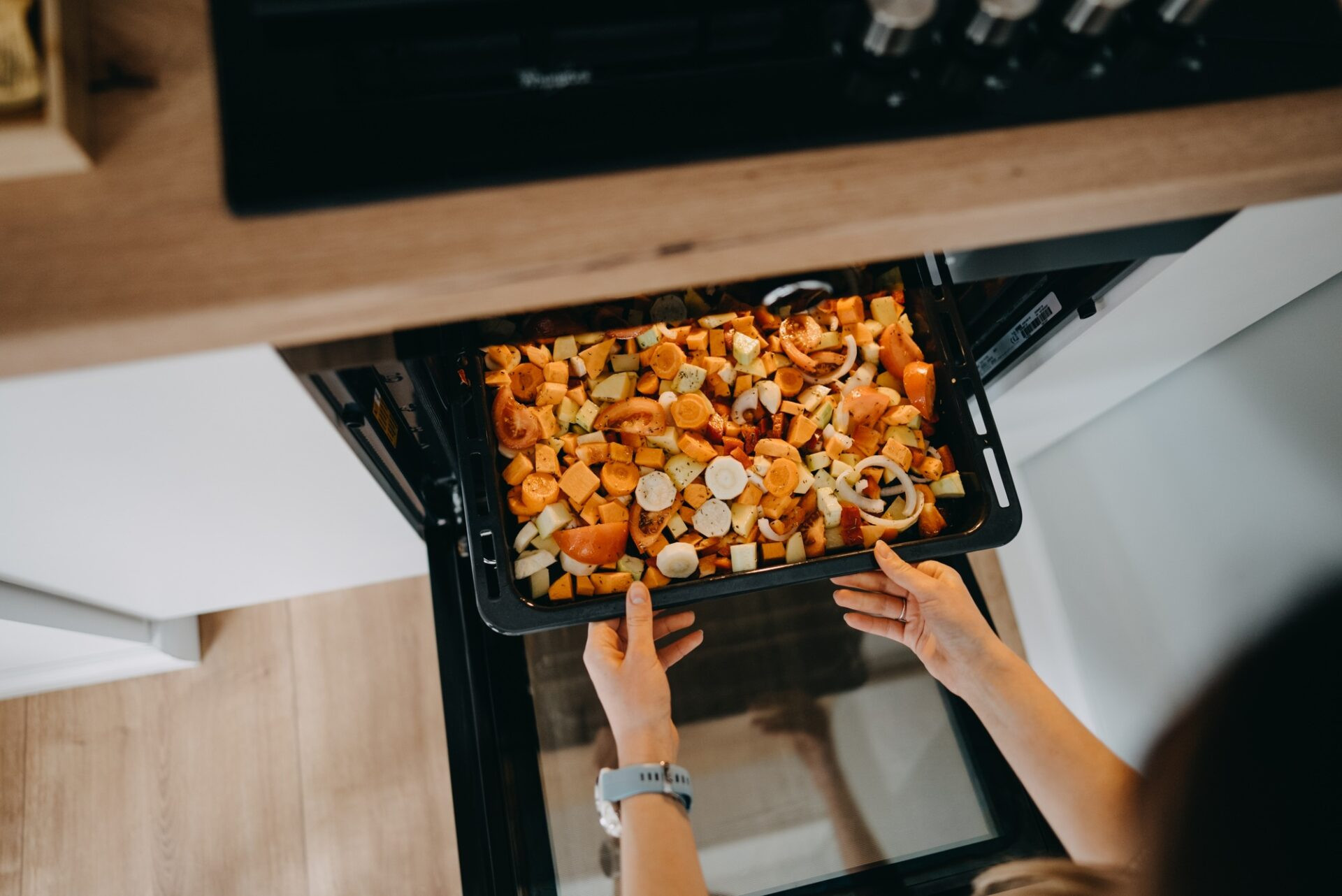Cuisiner un plateau de légumes au four