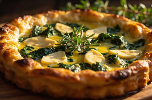 La quiche épinard chèvre: une recette authentique et savoureuse