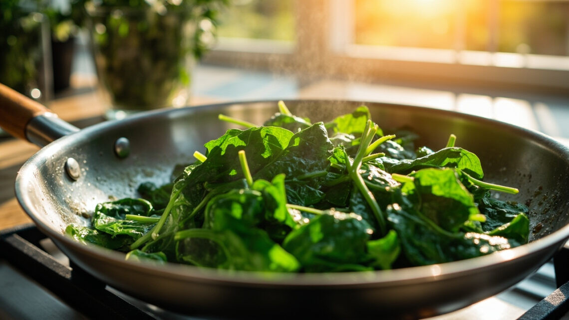 Cuire des épinards à la poêle : techniques, bienfaits et recettes