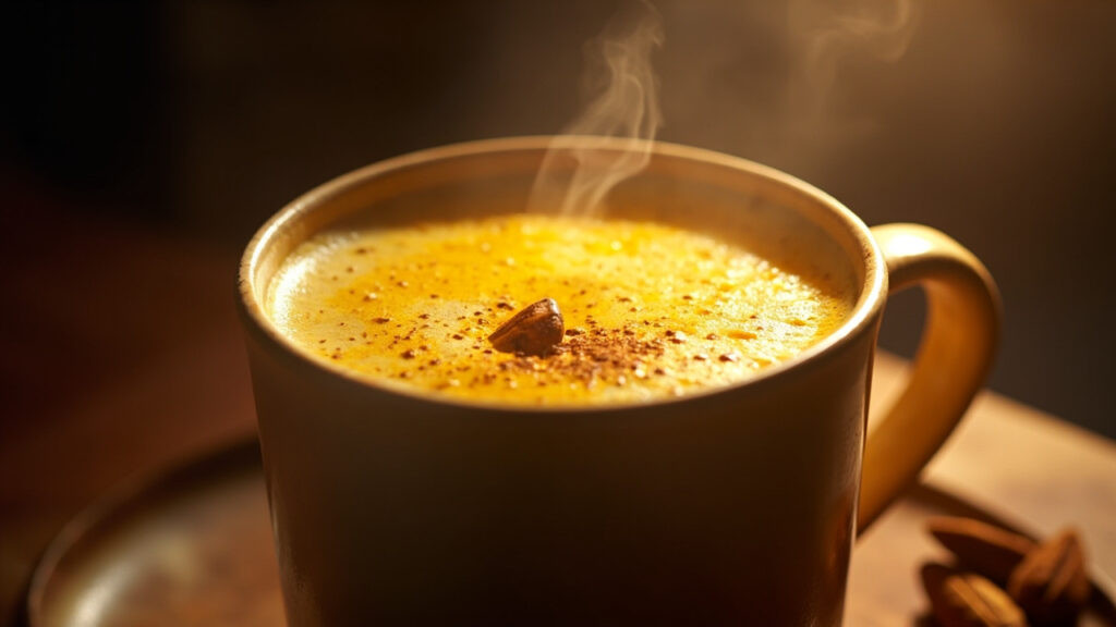 Golden latte : la boisson aux épices révélant ses bienfaits