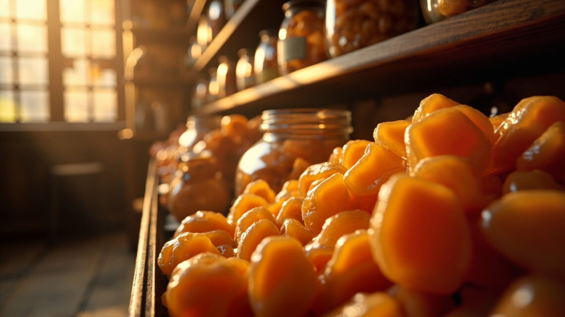 Les bonbons anciens au caramel: voyage sensoriel et tradition