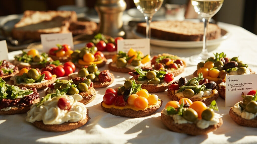 Apéritif dînatoire à préparer à l'avance facile: recettes et astuces