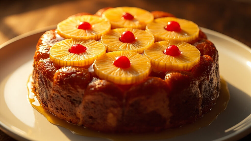 Gateau à l'ananas renversé: un classique revisité
