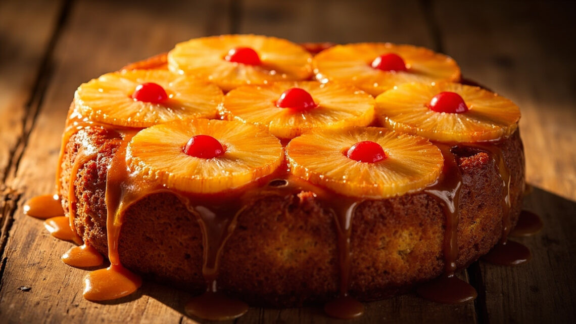 Gateau à l'ananas renversé: un classique revisité