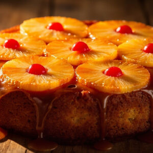 Gateau à l'ananas renversé: un classique revisité