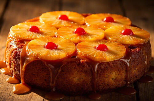 Gateau à l'ananas renversé: un classique revisité