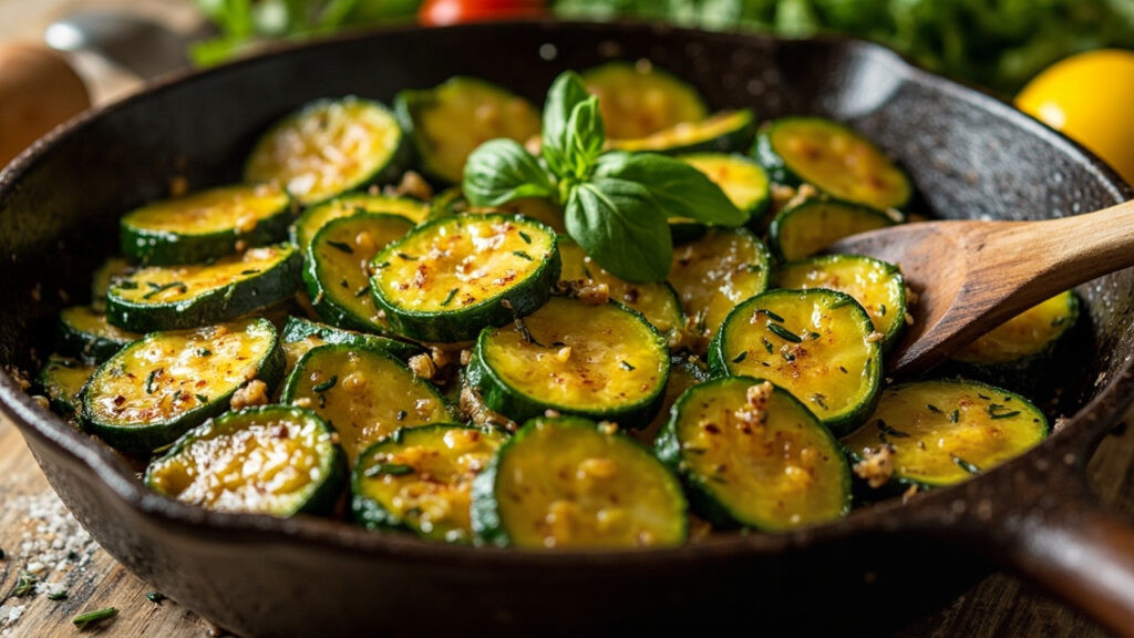 Les courgettes à la poêle : une recette estivale simple et savoureuse