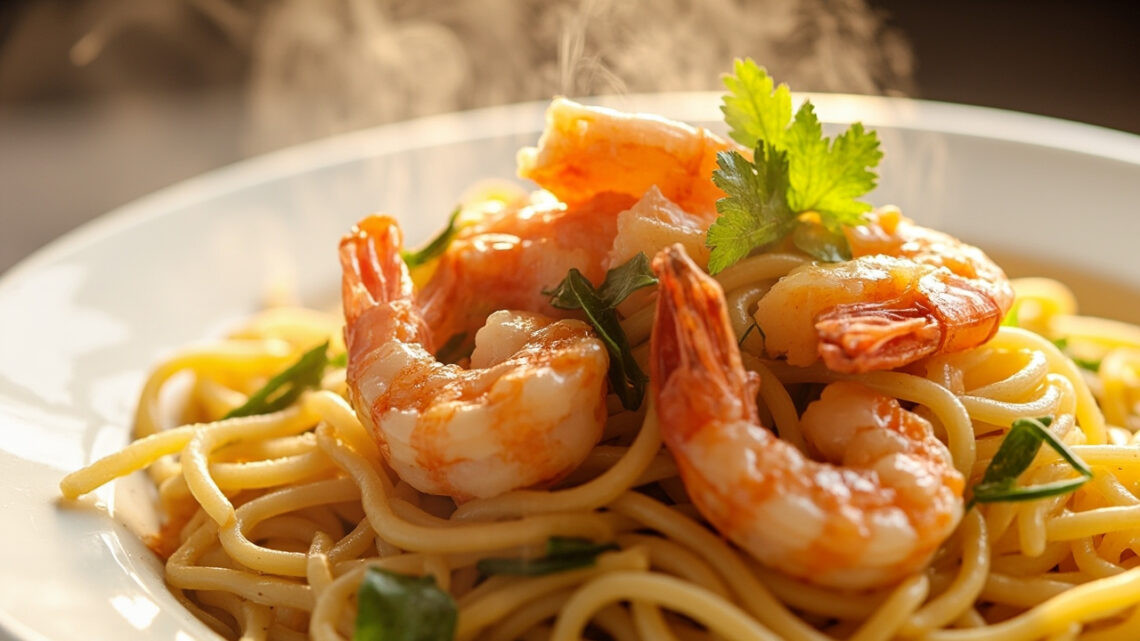 Pates aux crevettes : un plat gourmand et sain