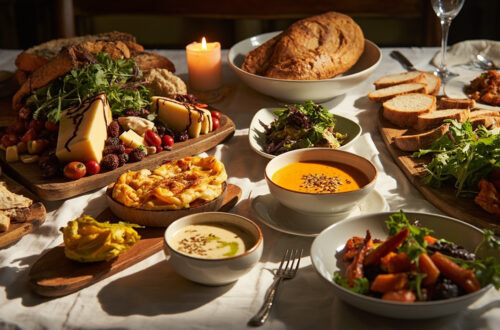 Repas de fête végétarien : une expérience gourmande