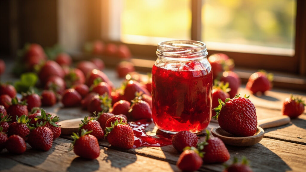 Recette confiture aux fraises maison