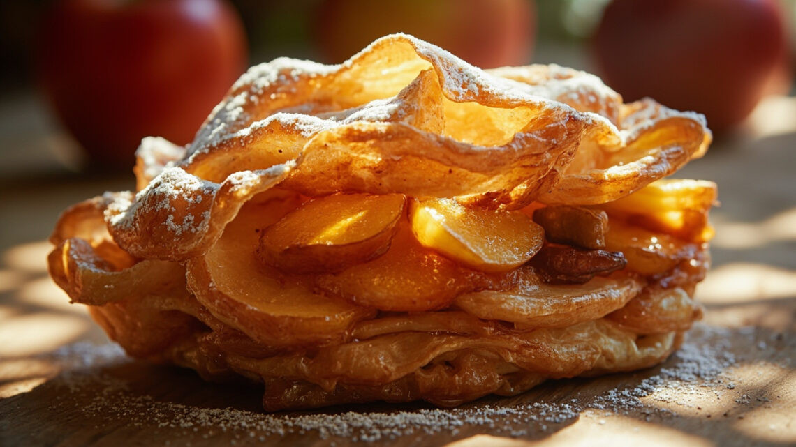 Découvrez le feuilleté aux pommes, un dessert inoubliable