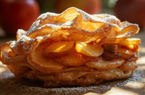 Découvrez le feuilleté aux pommes, un dessert inoubliable