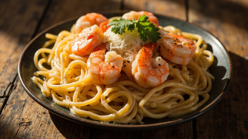 Pâtes aux crevettes : recette rapide, savoureuse et raffinée