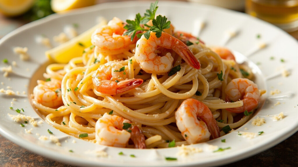 Pâtes aux crevettes : recettes rapides et variantes