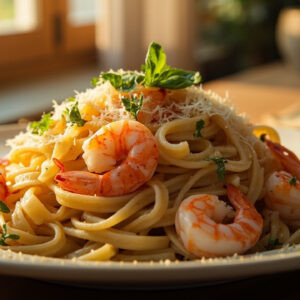 Pâtes aux crevettes : recettes rapides et variantes