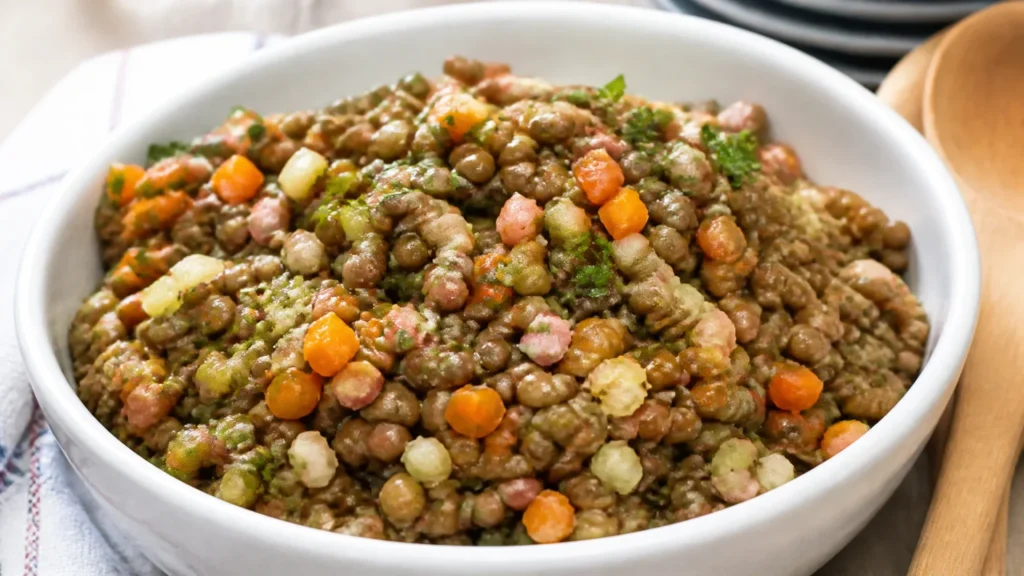 Salade de lentilles traditionnelle : recette, cuisson et variantes